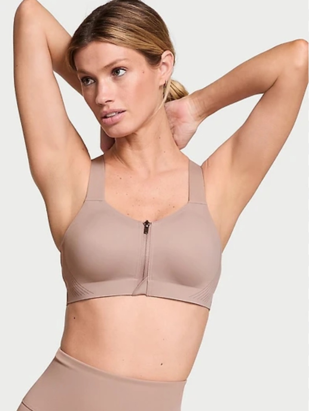 NWT Victoria’s Secret Knockout Front Close Bra Heather Pink 36 D